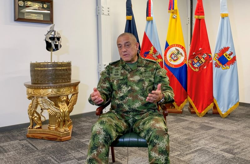 Exclusive-Some 1,900 Colombian guerrillas operating from Venezuela, says Colombia military chief