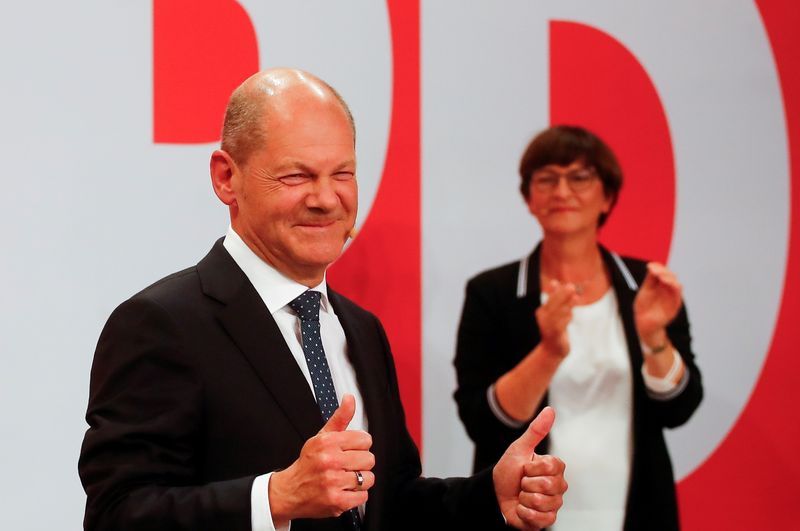 German SPD seeks allies to replace Merkel-led coalition