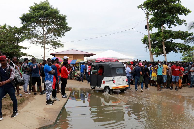 Haitian migrants in Colombia weigh journey to U.S. after deportations