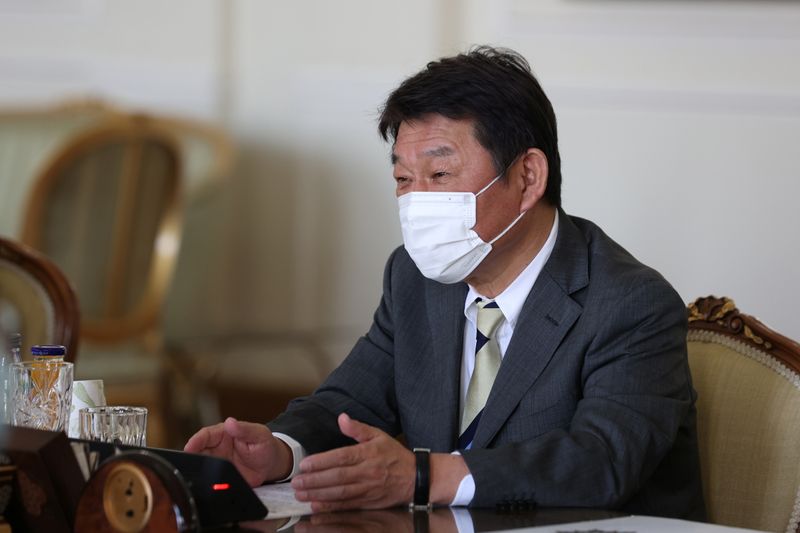 Japan, citing 'shared values', welcomes Taiwan trade pact application