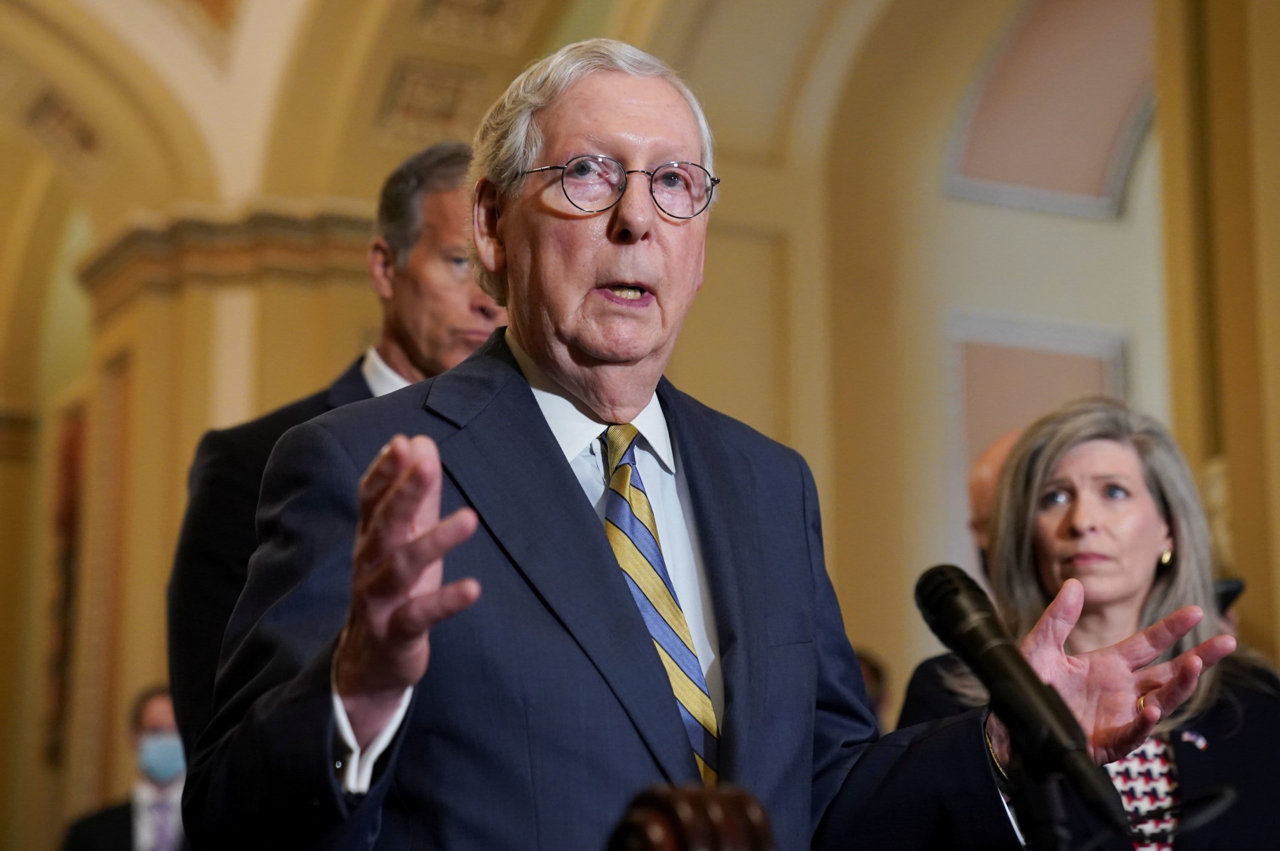 Mitch McConnell may offer short-term debt ceiling extension following pressure from Biden