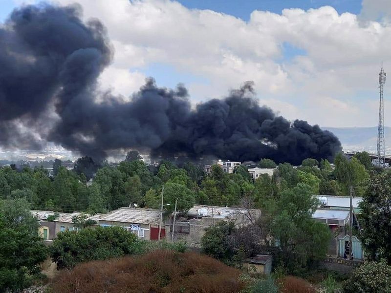 Air strike hits capital of Ethiopia's Tigray for second time this week