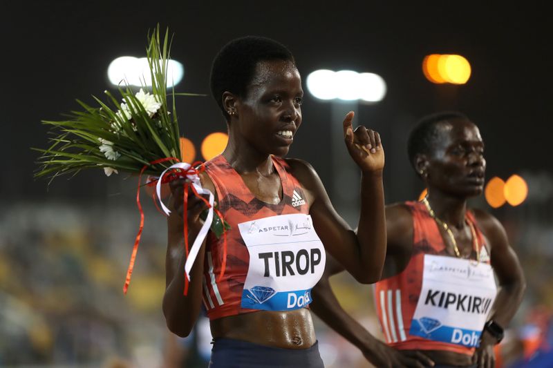 Athletics-Kenyan police arrest husband of dead Tirop