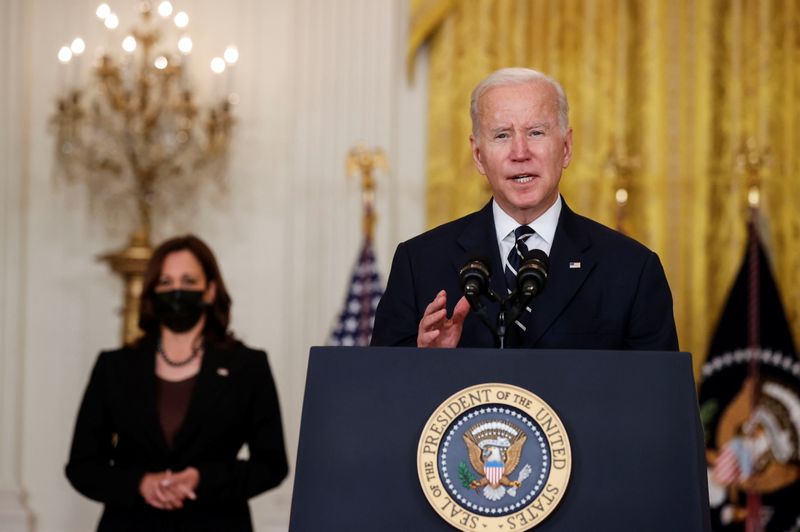 Biden says Democrats reached historic deal on spending bill