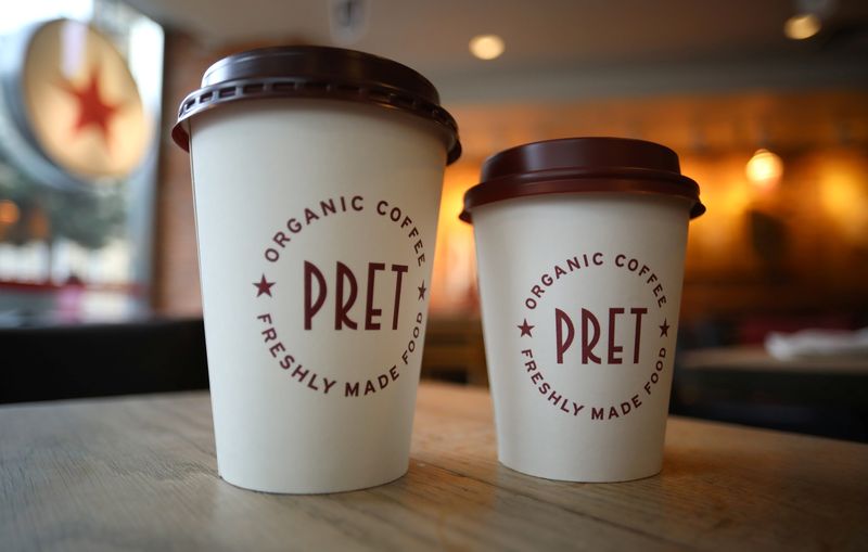 Britain's Pret enters self-service coffee machine market
