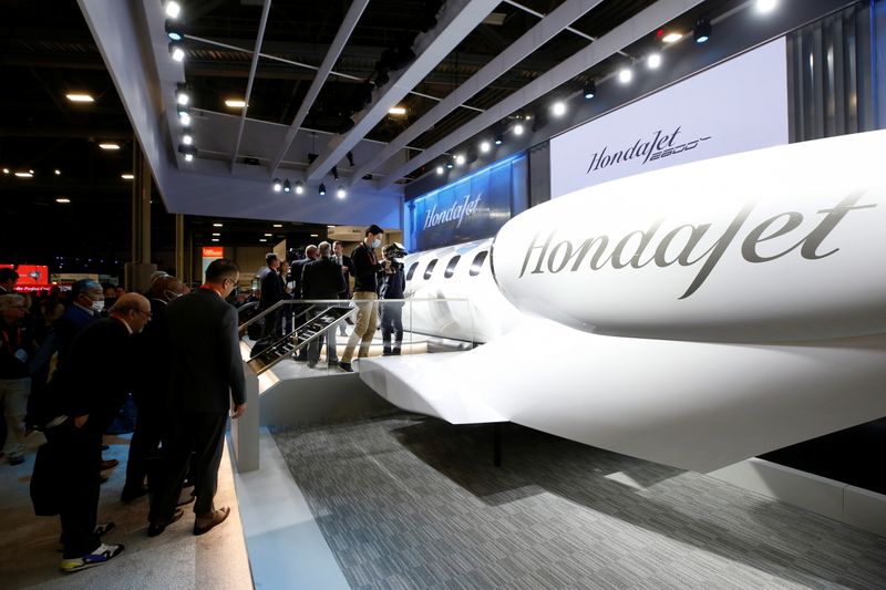 Honda pitches new light jet model as private travel soars