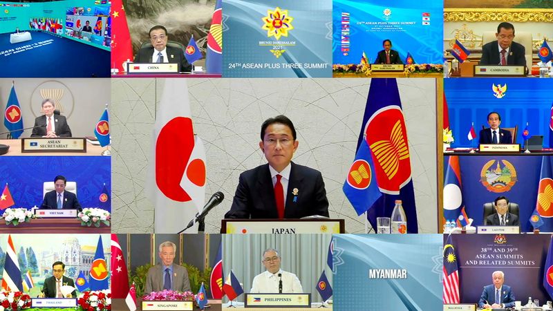 In summit with SE Asia, Japan champions open seas, Australia defends AUKUS pact
