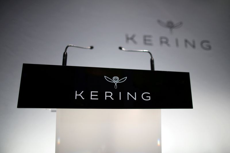 Kering shares fall after Asia curbs sales growth at Kering's fashion brand Gucci