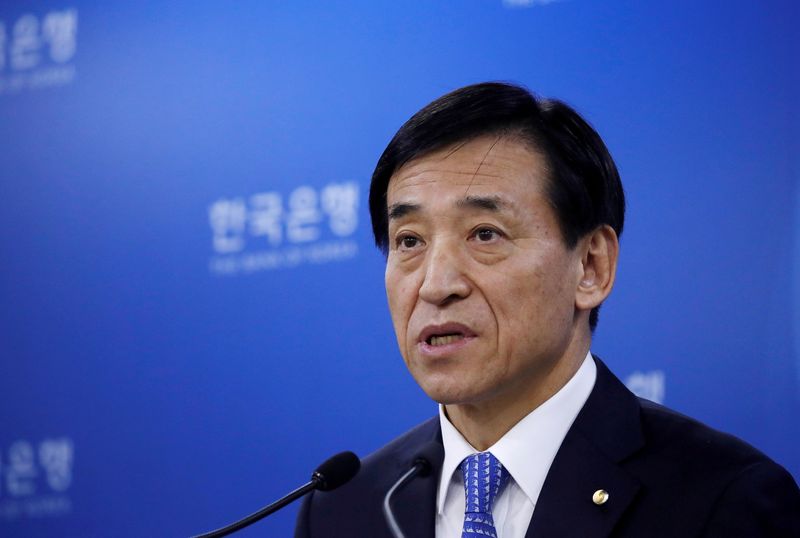 S.Korea central bank chief says raising interest rates possible in November