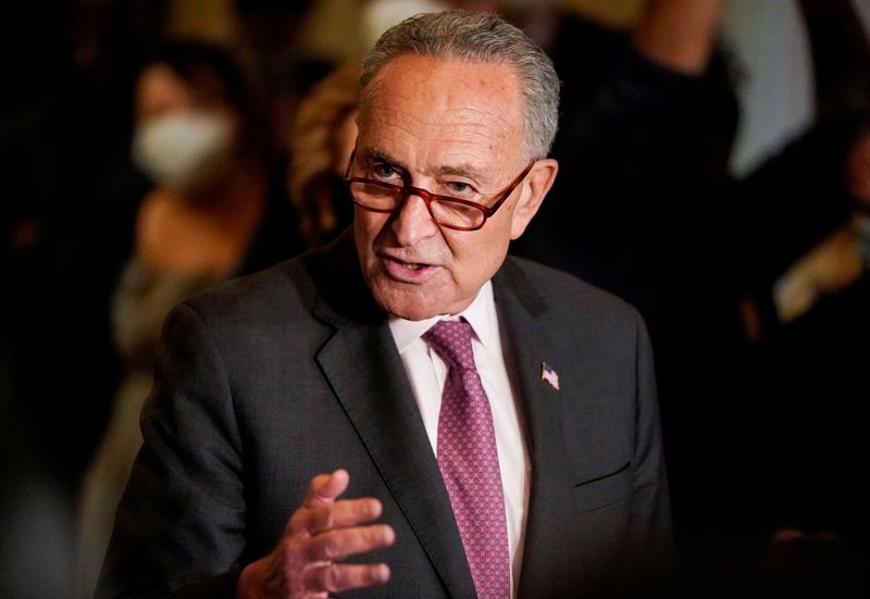 Schumer says U.S. Senate to vote on election reform next week