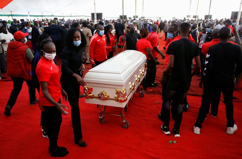 Slain Kenyan Olympian Agnes Tirop buried in her home village