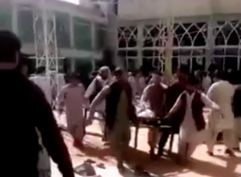 Taliban pledge to step up security at Shi'ite mosques after Friday's attack