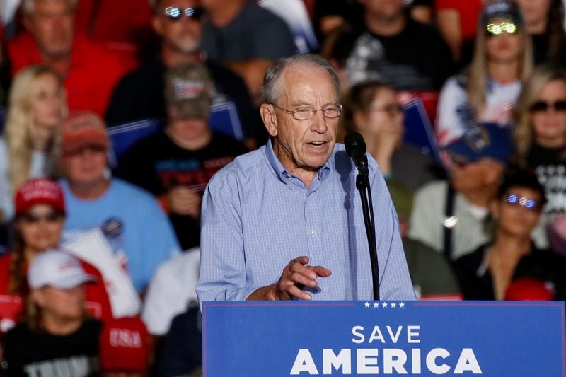 Trump endorses re-election of Iowa Senator Chuck Grassley