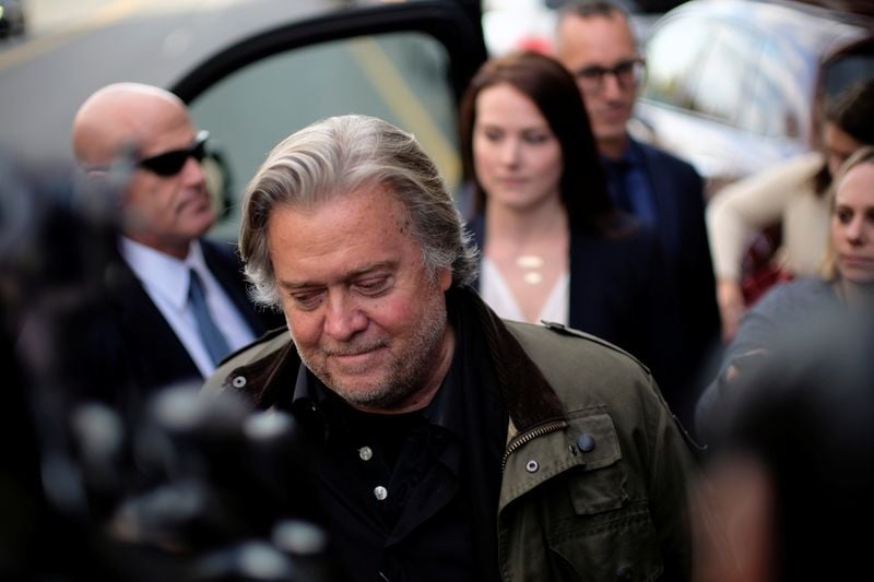 U.S. House committee backs contempt report on Trump aide Bannon