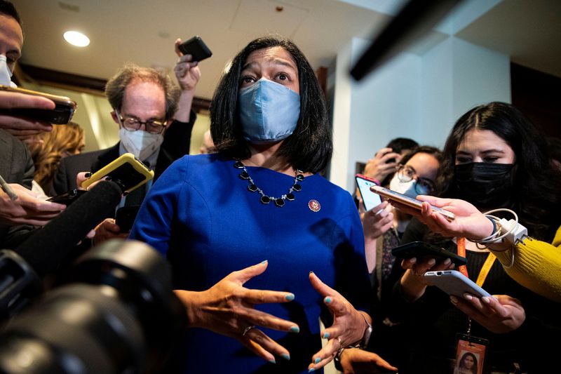 U.S. House progressives won't back Pelosi call for infrastructure vote, Jayapal says