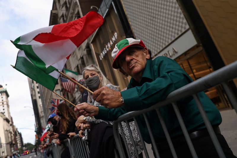 U.S. parades, protests mark Columbus Day, now also Indigenous Peoples' Day