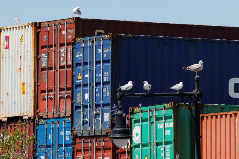 U.S. trade deficit widens in September; inventories mixed