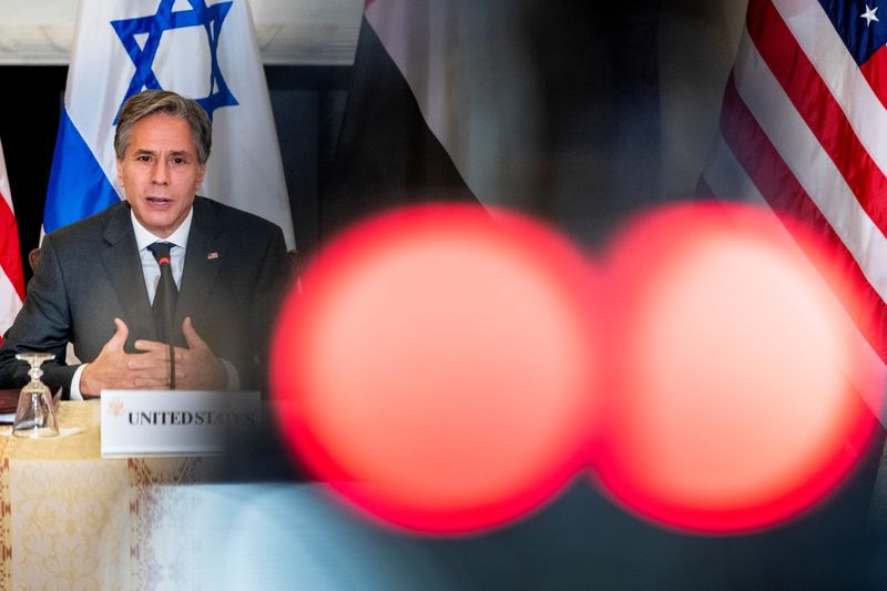 U.S. will move forward with reopening its Palestinian mission in Jerusalem -Blinken