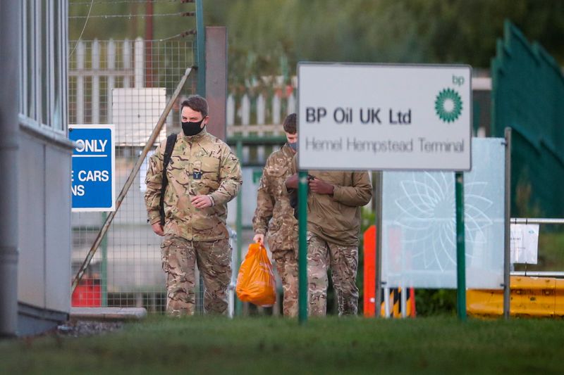 Crisis - what crisis? British army deployed to solve fuel crisis