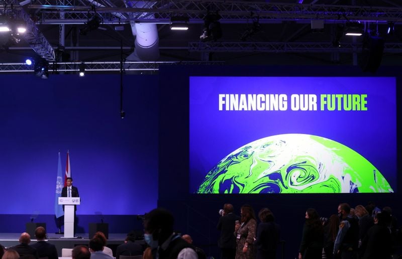 As politicians exit COP26, $130tn worth of financiers take the stage