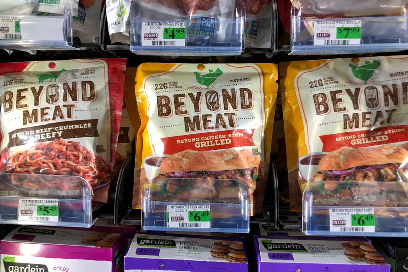 Beyond Meat shares fall as Wall Street appetite fades on forecast