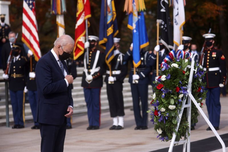 Biden says he will work with Congress to get veterans the benefits they earned
