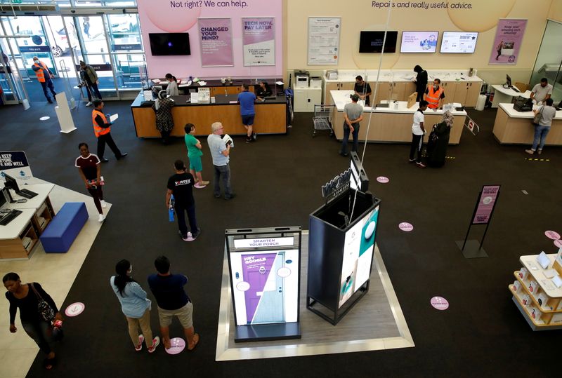 Britain's Currys in 'good shape' for peak trading