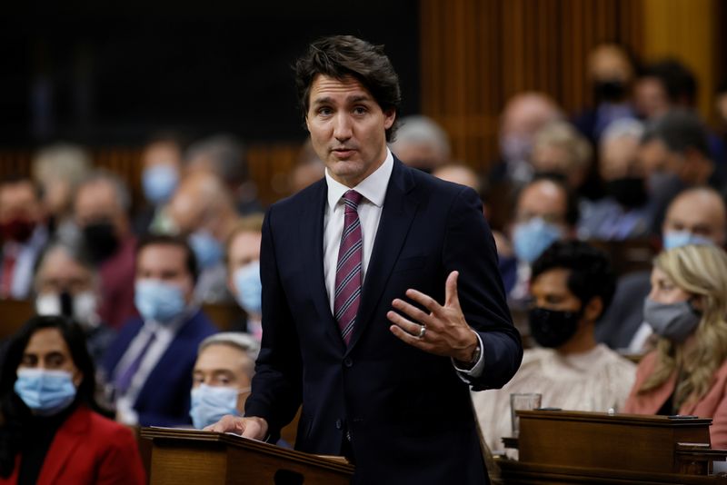 Canada's Trudeau vows flood aid, climate action after third election win