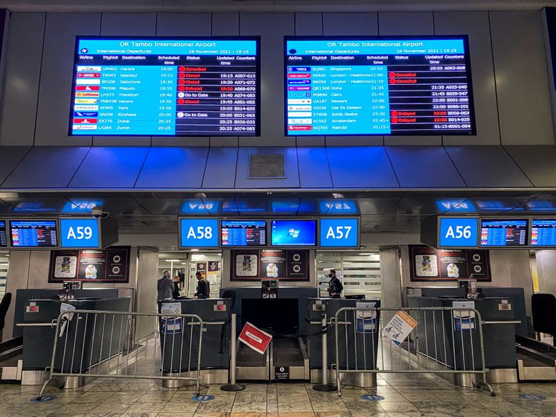Concerns over COVID variant trigger more travel curbs on southern Africa