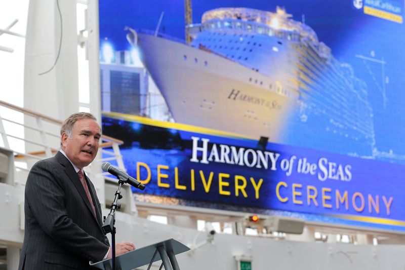 Cruise operator Royal Caribbean's long-time CEO Richard Fain to step down