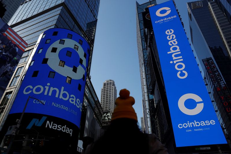 Crypto exchange Coinbase trading volumes slump 30%