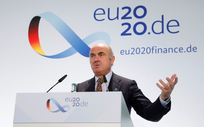 Euro zone inflation will come down even if more slowly, ECB's de Guindos says