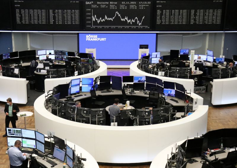 European shares at record high as Fed unveils taper plan; eyes on BoE