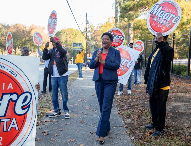 Felicia Moore advances to runoff election in Atlanta mayoral contest