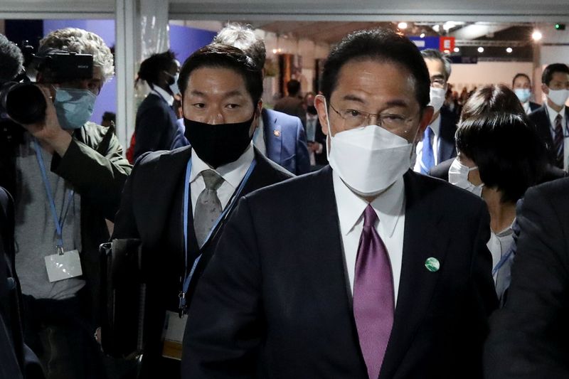 Japan PM Kishida says he hopes to compile stimulus package on Nov 19 -Kyodo