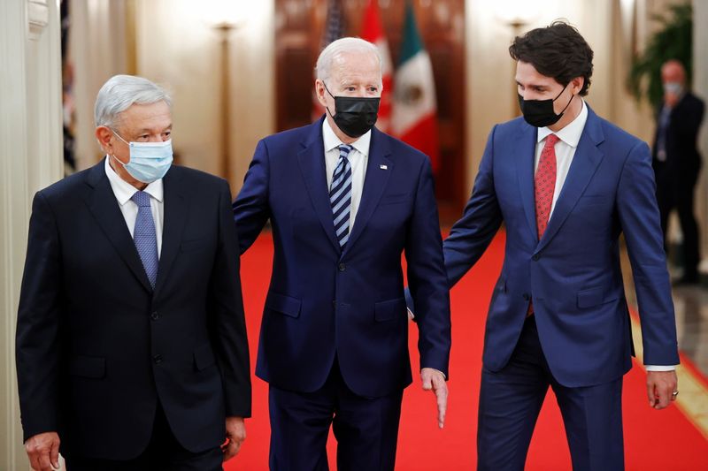 Mexico president says had no major differences at U.S., Canada talks