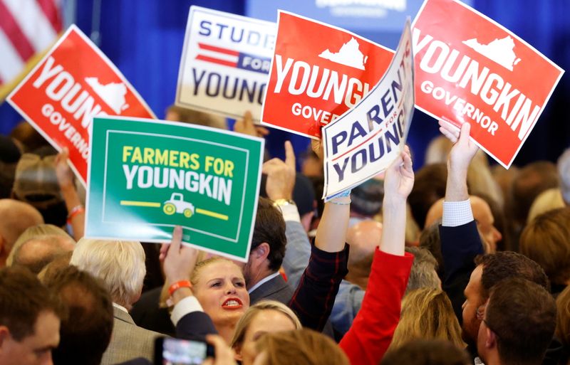 Republican Youngkin's win in Virginia plots party's path for 2022 elections