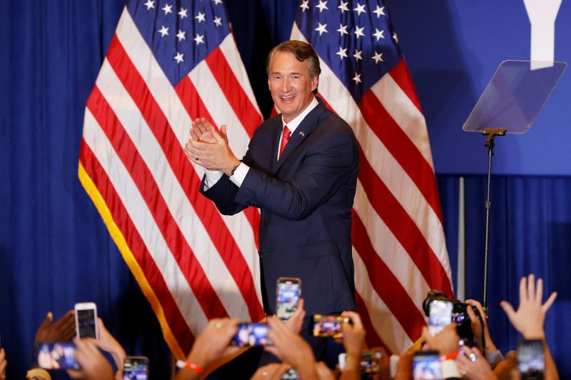 Republicans jolt Biden with win in Virginia, close race in New Jersey