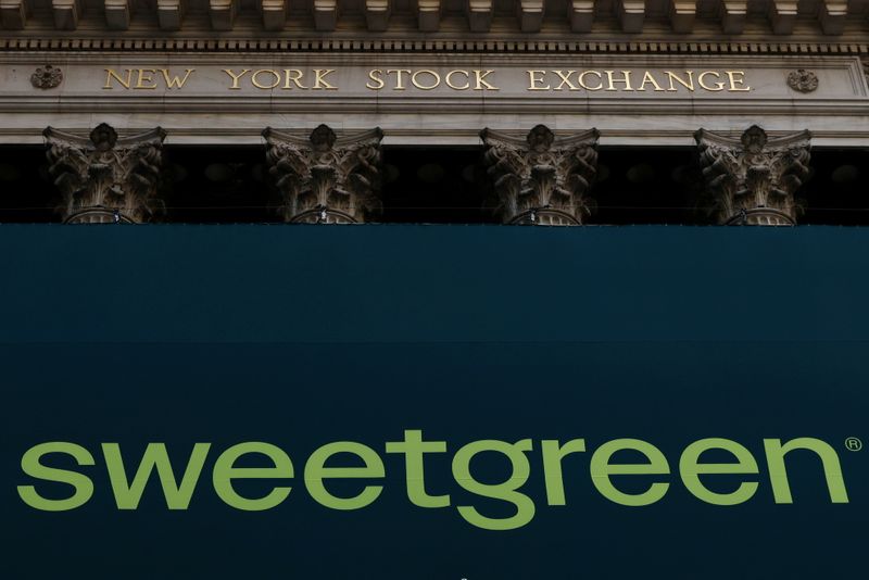 Salad chain Sweetgreen valued at $5.5 billion as shares soar in New York debut