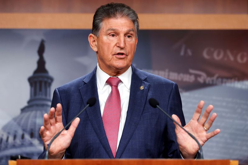 Senator Manchin seeks to meet with Fed's Brainard and Powell - Bloomberg