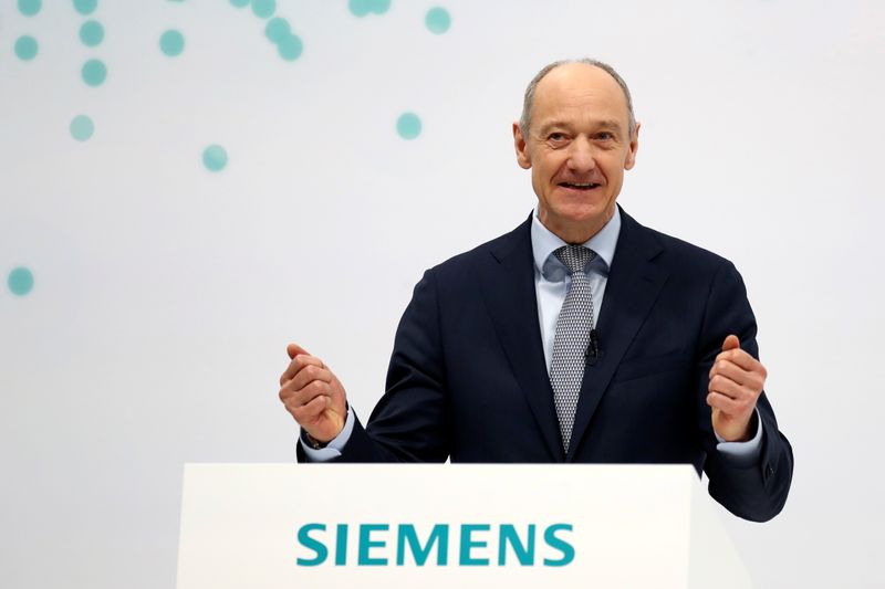 Siemens CEO watching the share price of Siemens Energy - CEO