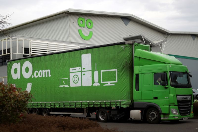 UK's AO World cuts profit outlook, flags product shortages