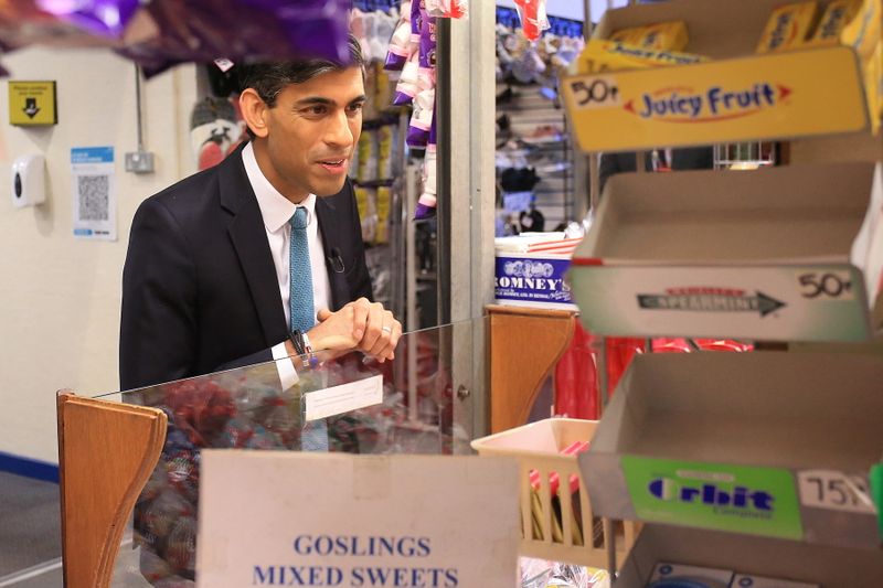 UK's Sunak not mulling change to BoE reserve remuneration
