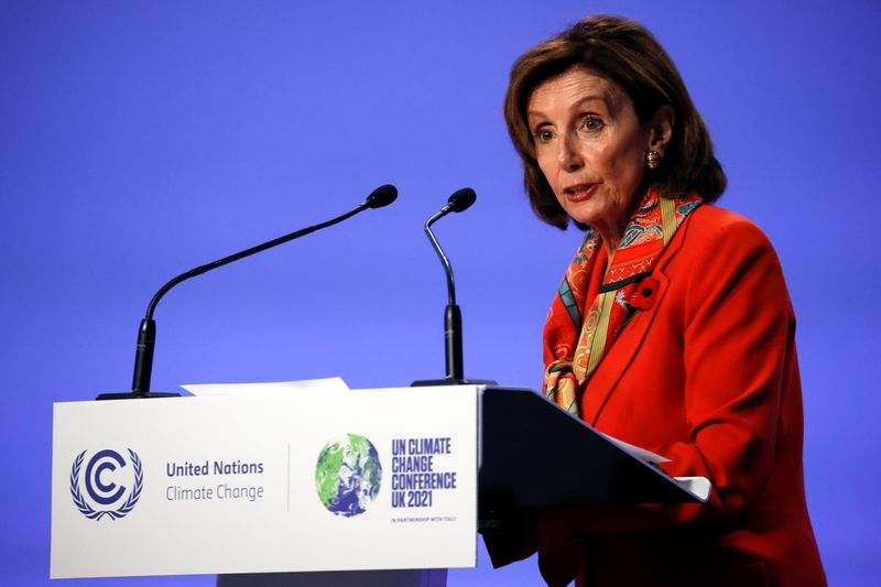 U.S. 'collaborating not condescending' on climate change - Speaker Pelosi