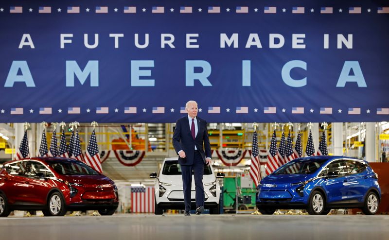 White House: U.S. does not see electric vehicle tax credits as trade violation