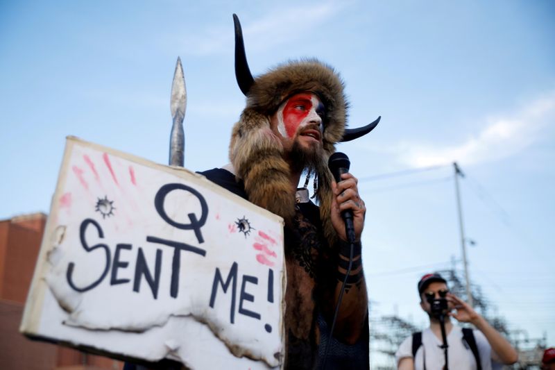 U.S. seeks four years in prison for Capitol rioter 'QAnon Shaman'