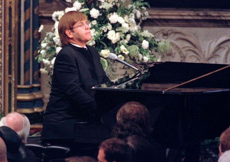 Abbey pushed for Elton John to play at Princess Diana's funeral