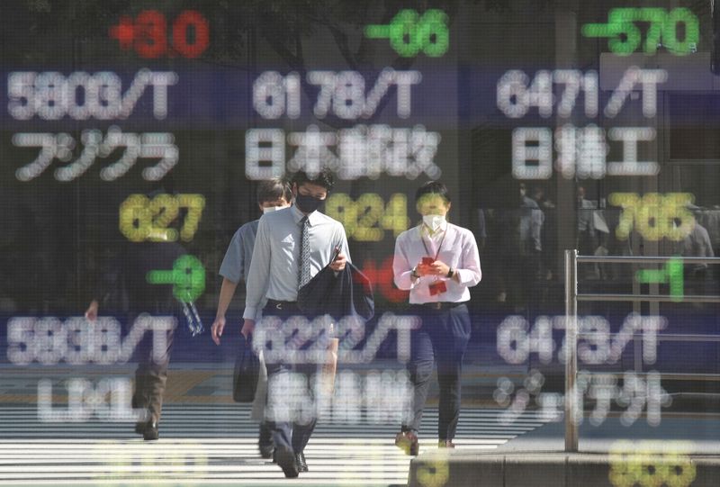 Asian shares slip ahead of key U.S. inflation data