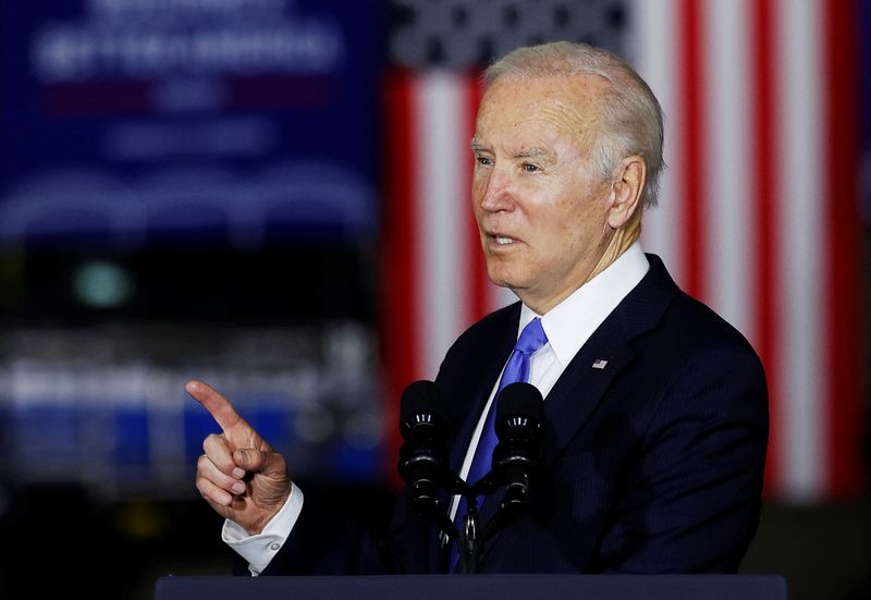 Biden says U.S. inflation has likely peaked