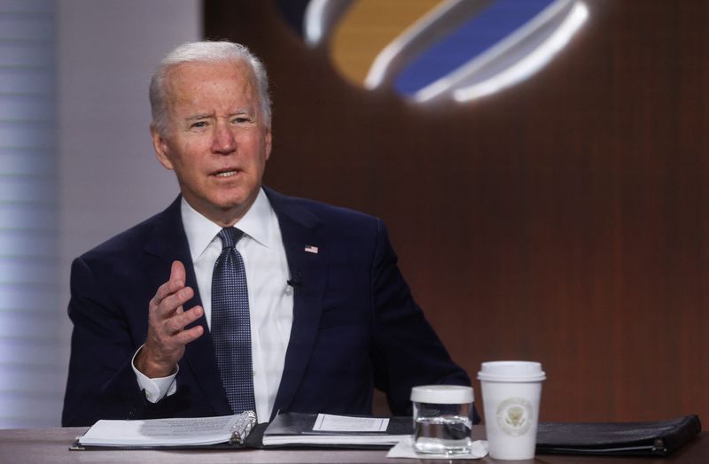Biden says he spoke with Germany's Scholz, looks forward to working together
